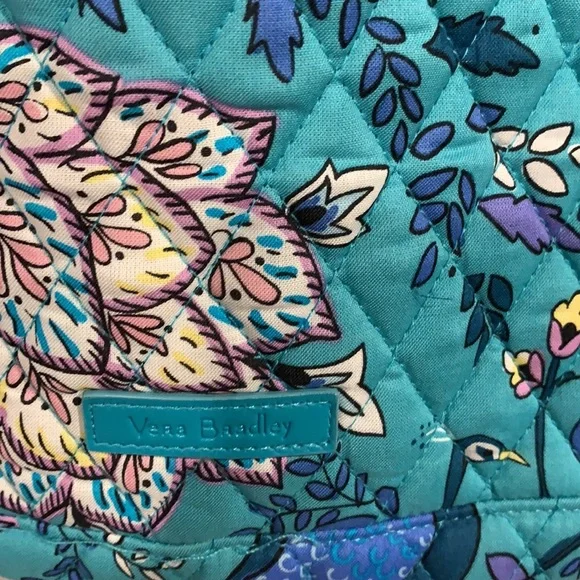 ‼️FIRM‼️ NWT Vera Bradley large duffel bag peacock garden - Picture 3 of 8